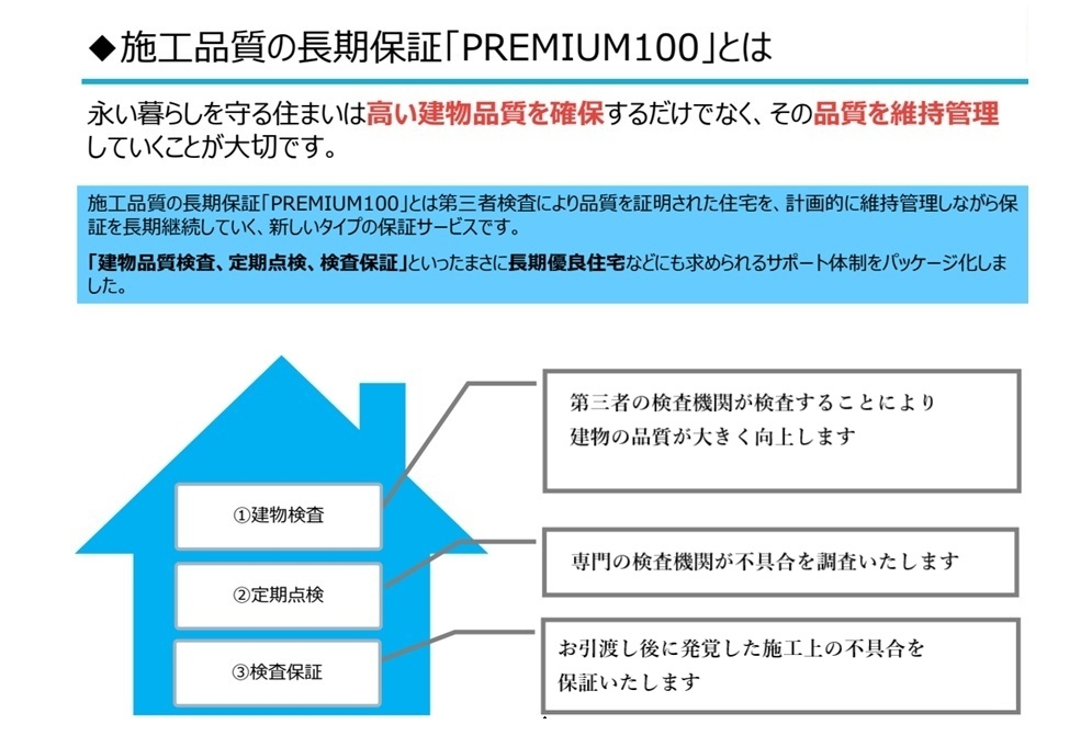 100年長期保証